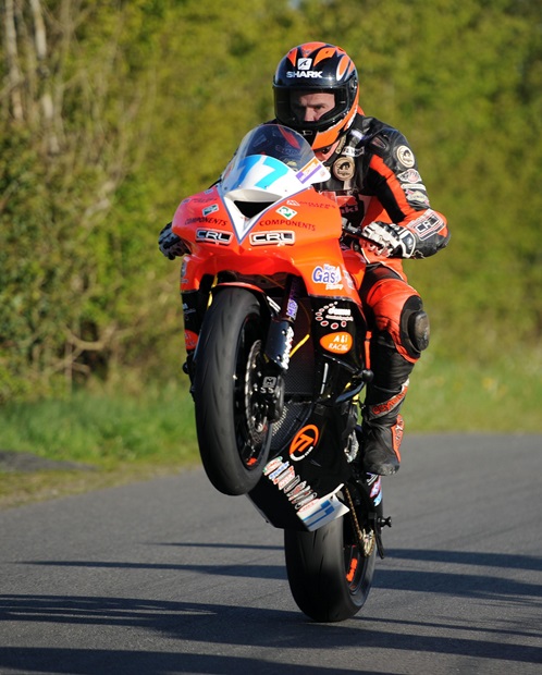 TT star Ryan Farquhar in action at the 2012 Cookstown 100 (Stephen Davison/Pacemaker Press International)